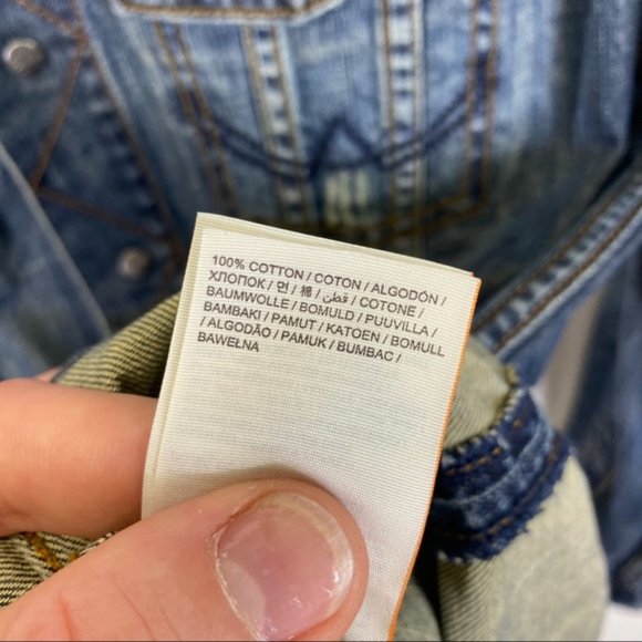 Superdry Men's Blue Denim Casual Button Down Shirt - Picture 8 of 10